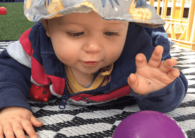baby in childcare in Mayfield
